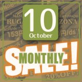【セール】10月のマンスリーセール スタート！
