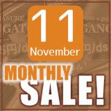 【セール】11月のマンスリーセール スタート！