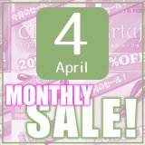 【セール】4月のマンスリーセール スタート！