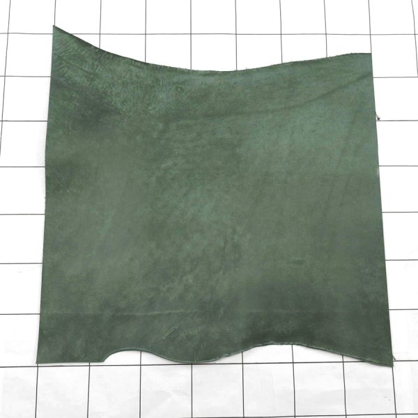 画像1: 不定形裁ち革 「Maya」DarkGreen (1)