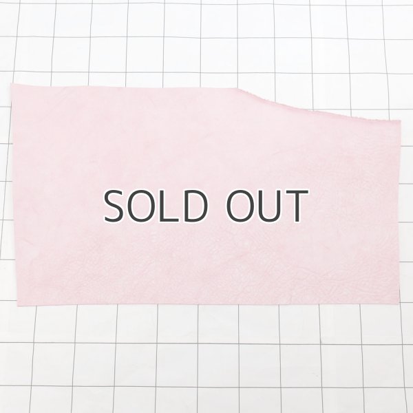 サクラ1 アラスカ 不定形裁ち革 切り革 カットレザー イタリア ヌメ革