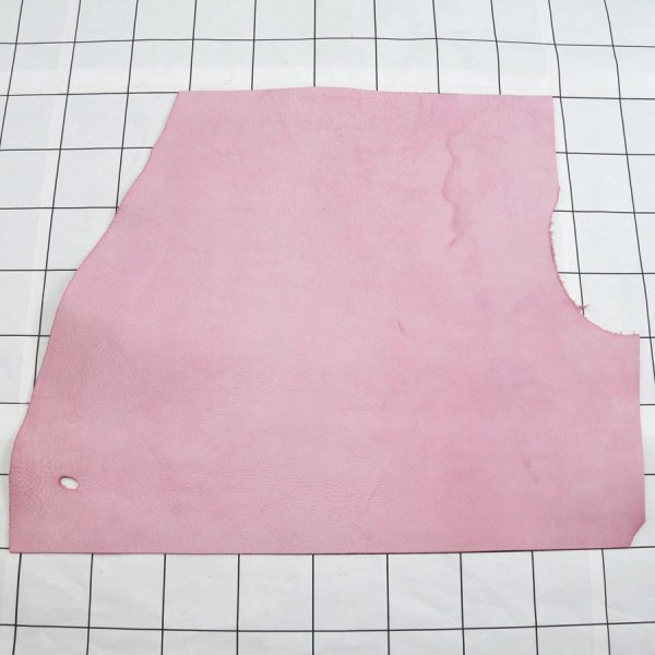 サクラ2 アラスカ 不定形裁ち革 切り革 カットレザー イタリア ヌメ革