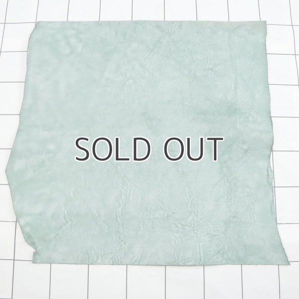 SKA05 グリーン1 アラスカ 裁ち革 切り革 カットレザー