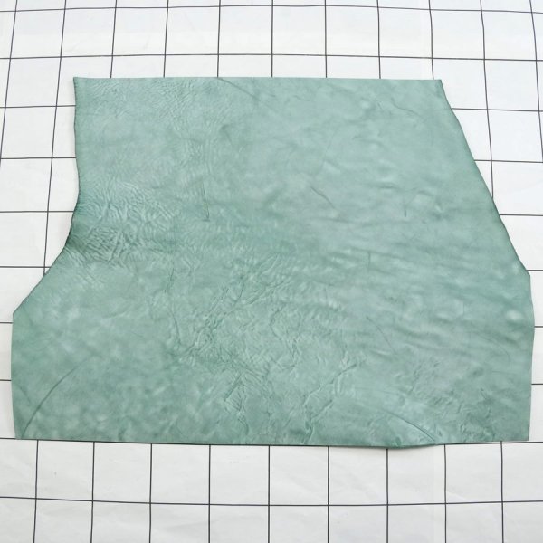 SKA05 グリーン3 アラスカ 裁ち革 切り革 カットレザー