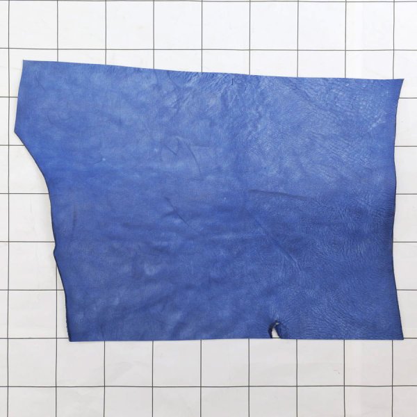 画像1: 不定形裁ち革 「アラスカ」SKA16(COBALTO) (1)