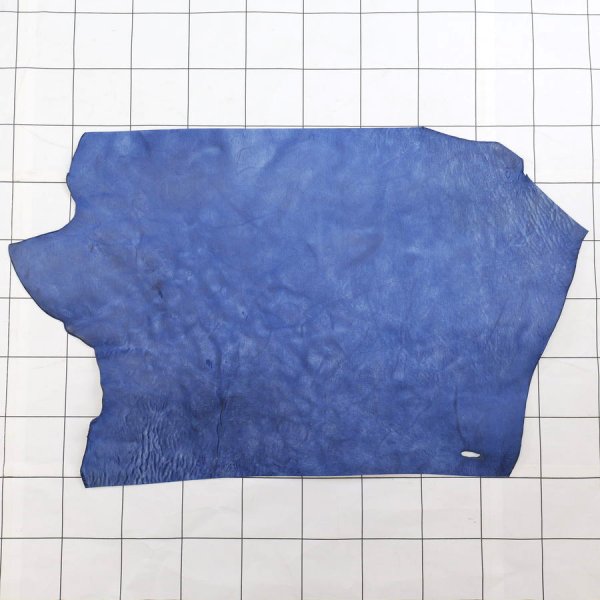 画像1: 不定形裁ち革 「アラスカ」SKA16(COBALTO) (1)