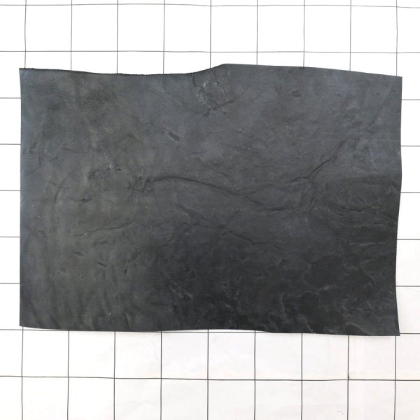 画像1: 不定形裁ち革 「アラスカ」SKA12(NERO) (1)