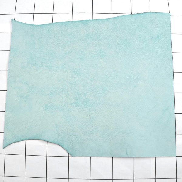 アイスブルー1アラスカ 裁ち革 切り革 カットレザー