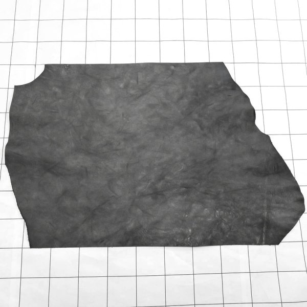 画像1: 不定形裁ち革 「アラスカ」SKA12(NERO) (1)