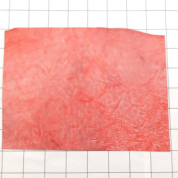 画像1: 不定形裁ち革 「アラスカ」SKA33(ROSSO) (1)