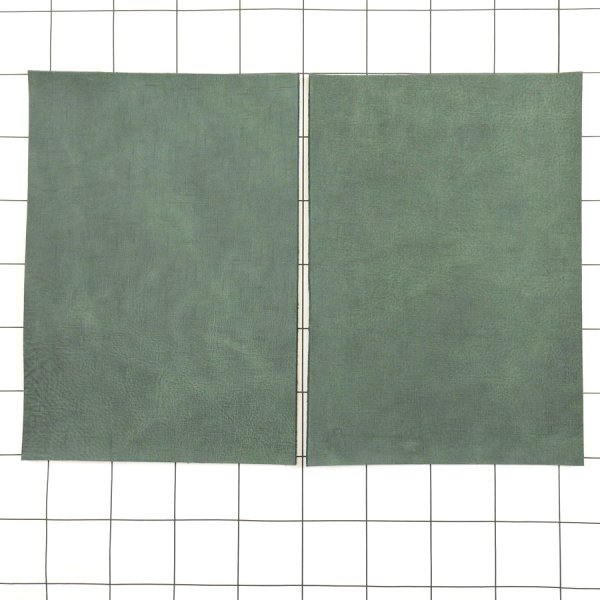 画像1: 【30%OFF!】不定形裁ち革 「バベル」VERDE (1)
