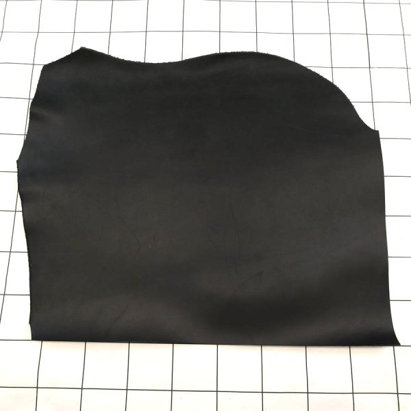 画像1: 【30%OFF!】不定形裁ち革 「WPクレイジーホース」Black (1)