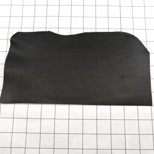 画像1: 【30%OFF!】不定形裁ち革 「WPクレイジーホース」Black (1)
