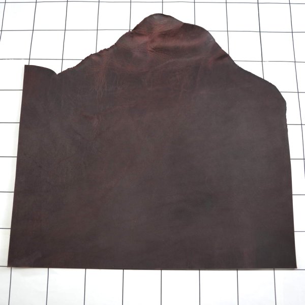 画像1: 不定形裁ち革 「茶芯オールドアメリカ」BRD (1)