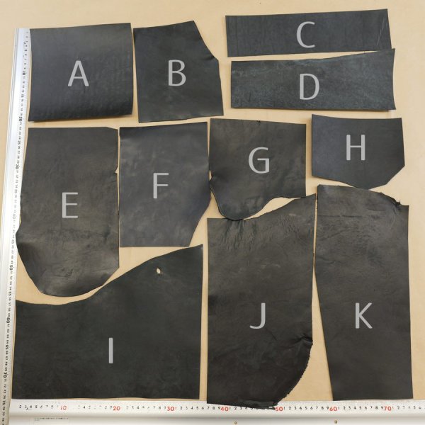 画像2: ハギレパックＬ【Maya(マヤ)Nero】 (2)