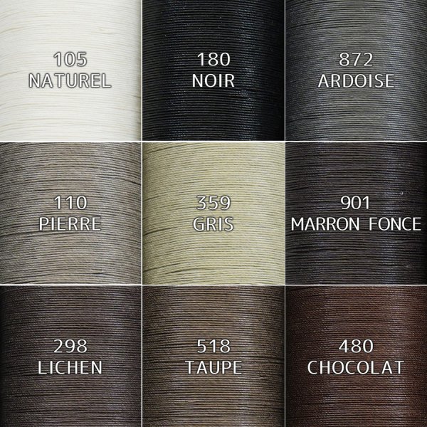 画像2: Au Chinois オ・シノワ ワックスリネン糸(小巻リール) (2)