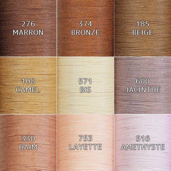 画像3: Au Chinois オ・シノワ ワックスリネン糸(小巻リール) (3)