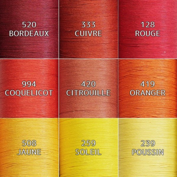 画像5: Au Chinois オ・シノワ ワックスリネン糸(小巻リール) (5)