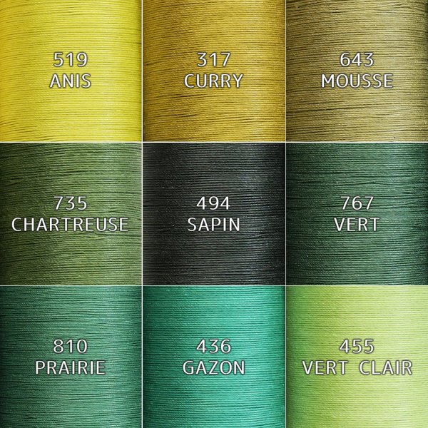 画像6: Au Chinois オ・シノワ ワックスリネン糸(小巻リール) (6)