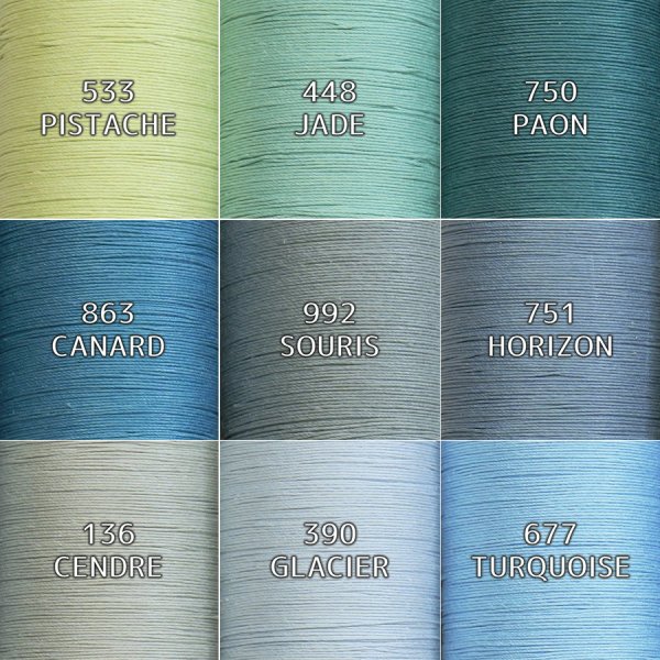 画像7: Au Chinois オ・シノワ ワックスリネン糸(小巻リール) (7)