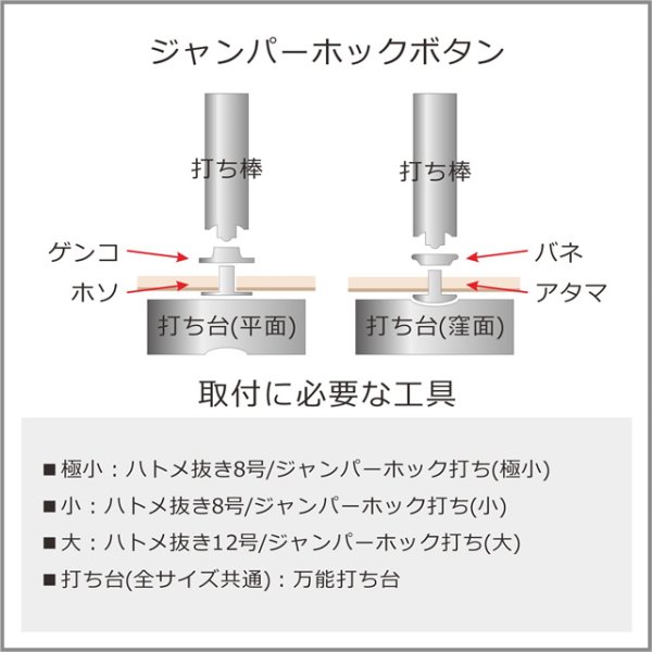 画像5: ジャンパーホックボタン (5)