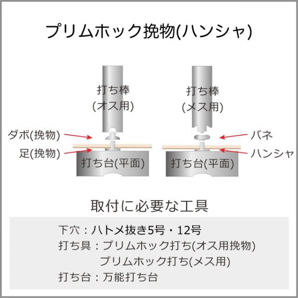 画像6: 【500個】PRYMプリムバネホック挽物(ハンシャ) (6)