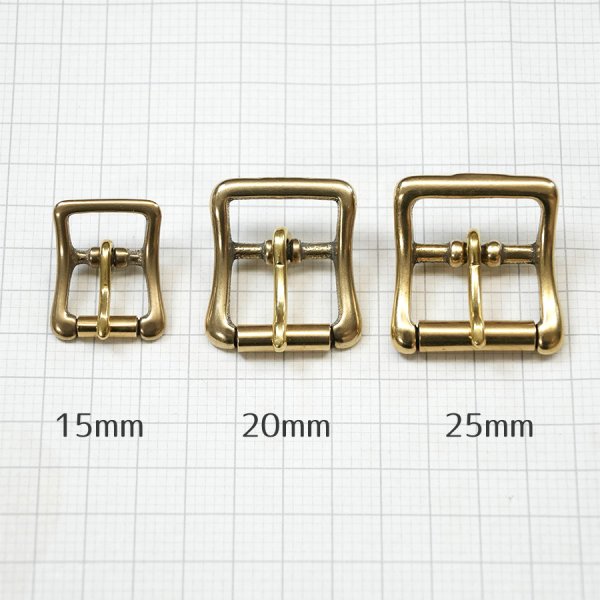 真鍮生地ローラー美錠 15mm 20mm 25mm