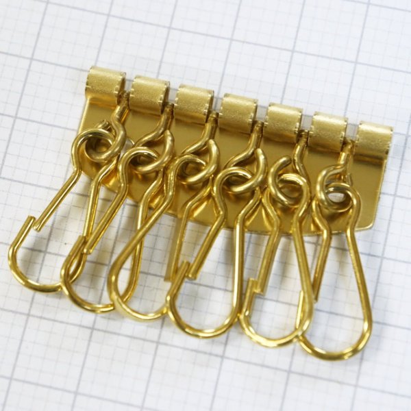 画像3: [セール]6連真鍮キーホルダー (3)