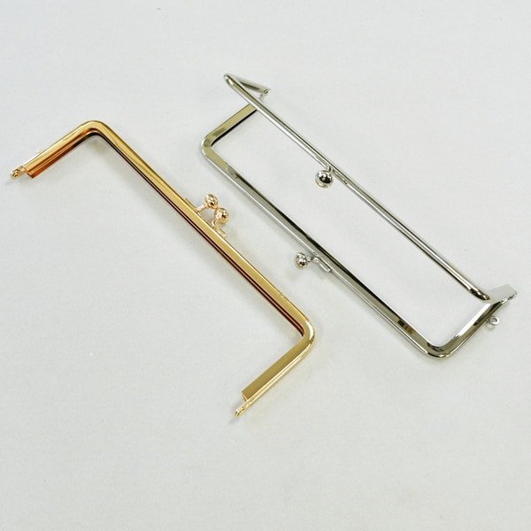 角口金6寸 ニッケル ゴールド