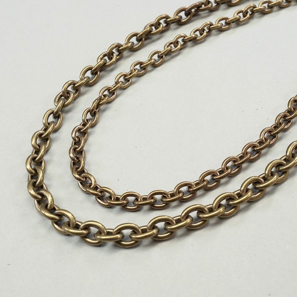 ウォレットチェーン 真鍮 ブラス 3mm