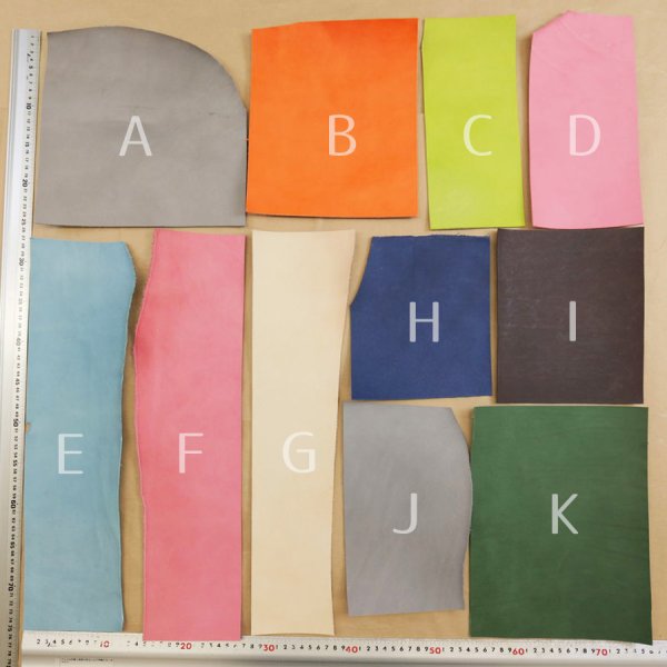 画像2: ハギレパックL【Maine(マイネ)色ミックス】 (2)