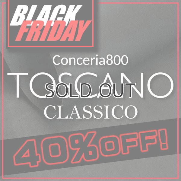 画像1: 【BFセール】1/2カット Toscano Classicoトスカーノ・クラシコ(Nero) (1)