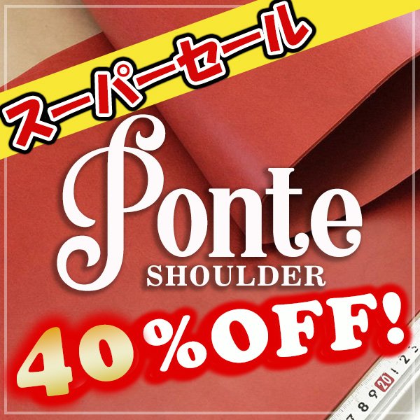 画像1: 【ロール】 Ponte Shoulder ポンテショルダー(Rosso) (1)
