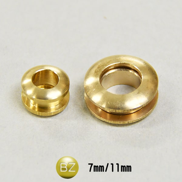 黄銅 ハトメ 3x4