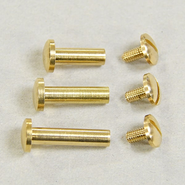 レザーワークス|金具・附属|アクセサリー・ネジ|真鍮ロングシカゴ